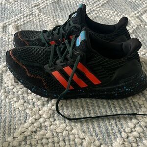 Adidas Black and Orange Sneakers